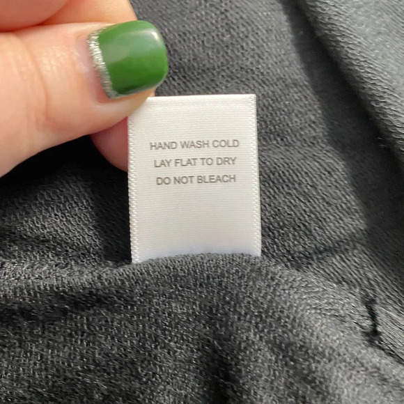 LNA Black Modal Long Sleeve Jersey Scoop Neck T-Shirt Size US XS - Picture 12 of 12